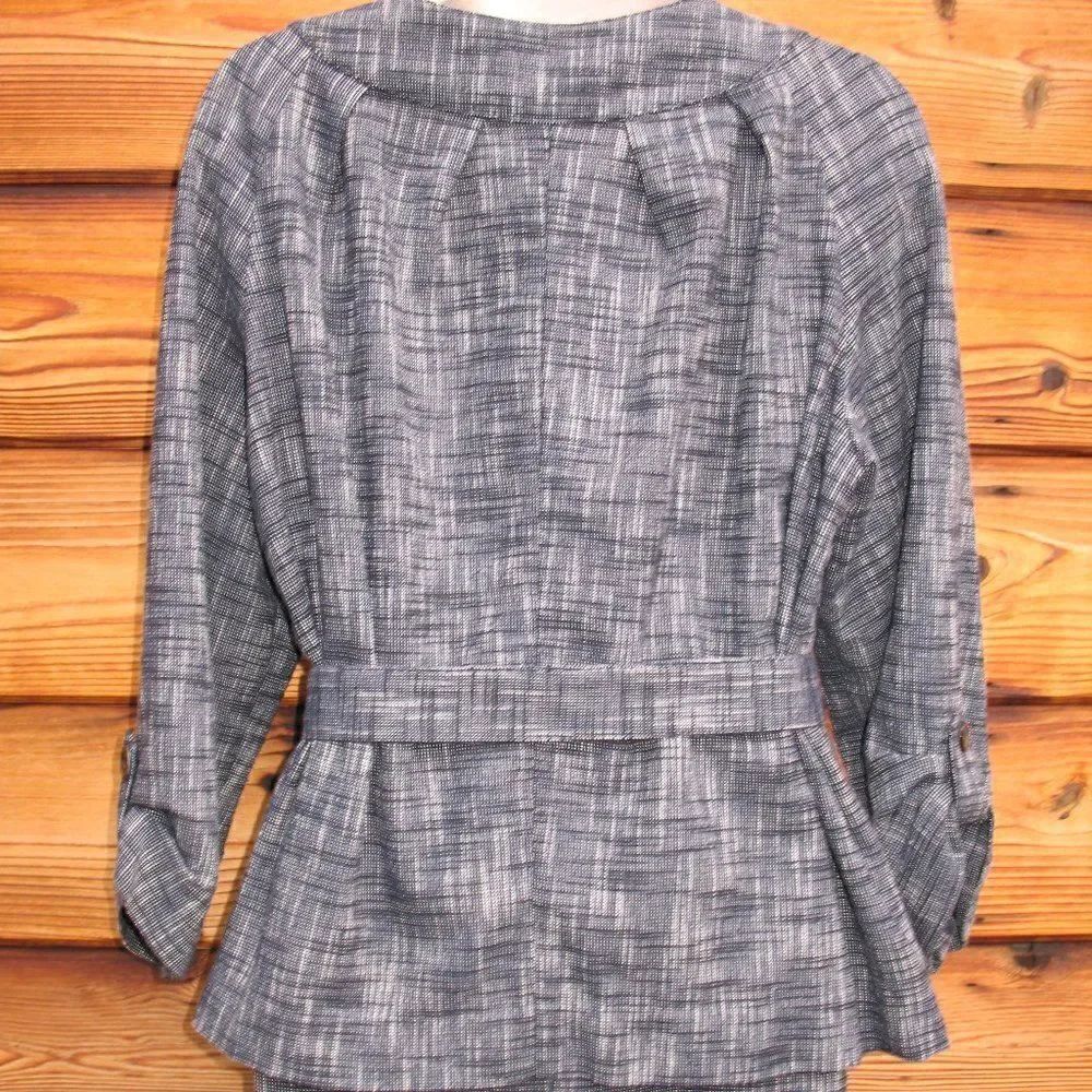 Blue Belted Jacket - Picture 7 of 8